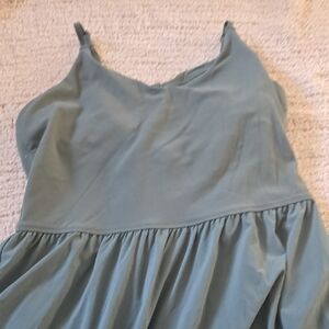 Athleta Teal Sleeveless Dress